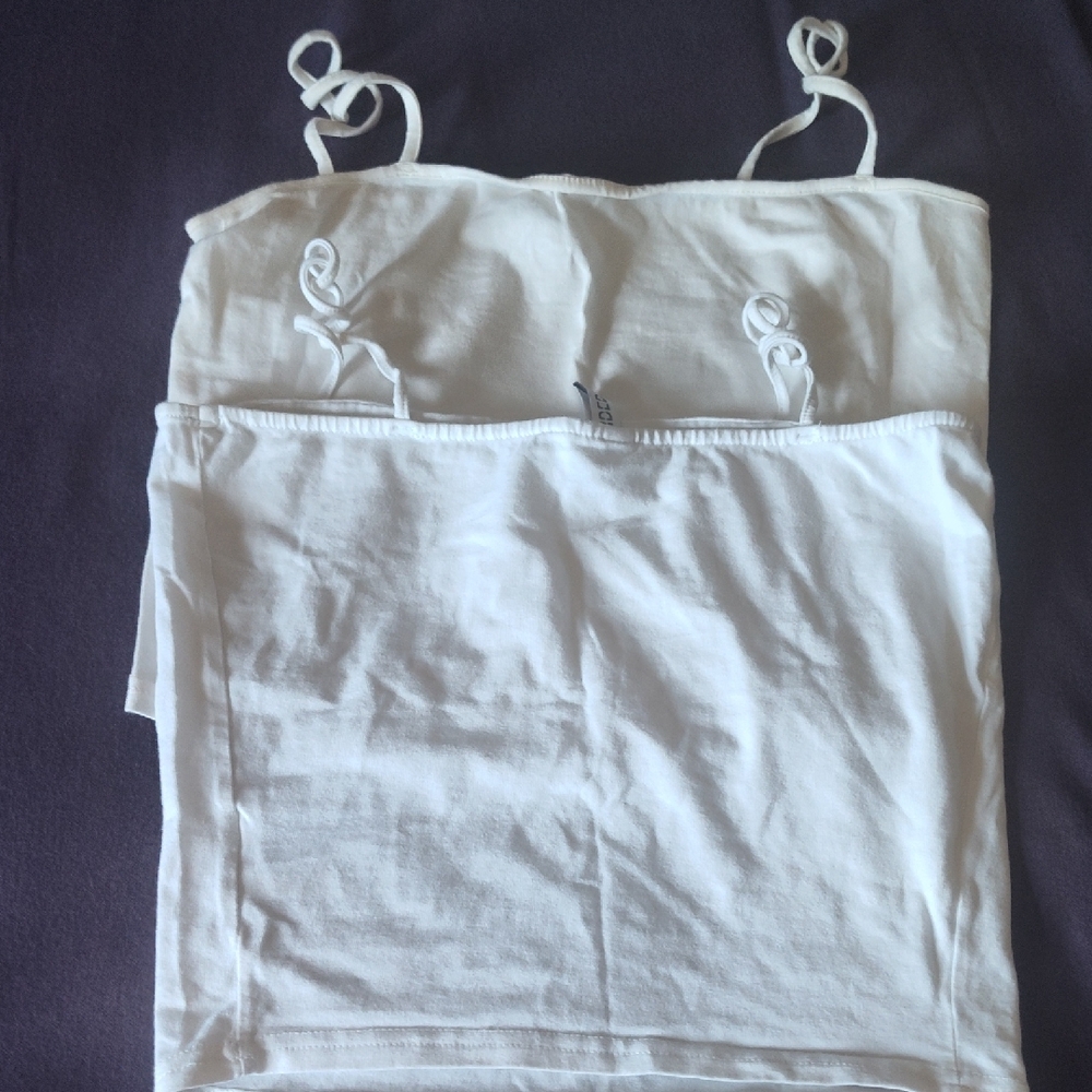 H&M Divided White Tank Top